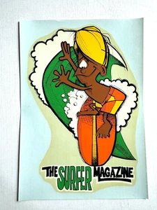 Rare 1970's Large Surfer Magazine Decal - Picture 1 of 2