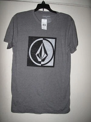 Volcom Men's S Short Sleeve T-Shirt Overcast Graphite Gray  Tee Stone - Image 1 of 2