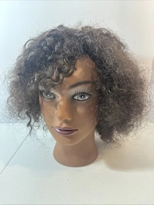 Marianna Ms Michelle Ethnic Manikin - 100% Human Hair - Afro Human Hair - Image 1 of 4