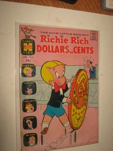 VINTAGE 25 CENT HARVEY COMIC RICHIE RICH RIESIGE AUSGABE #12 - Bild 1 von 1