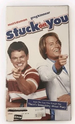 STUCK ON YOU (VHS, 2004) NEW SEALED Comedy, Damon & Kinnear, Farrelly Bros, Rare - Image 1 of 4