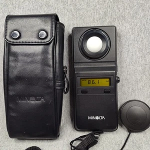 Medidor de iluminación Minolta con estuche - Imagen 1 de 10
