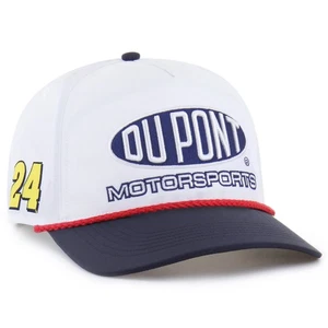 Men's '47 White/Navy Jeff Gordon brrr- DuPont Rope Hitch Adjustable Hat - Picture 1 of 3