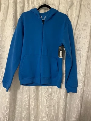 Sudadera con capucha xersion para hombre nueva con etiquetas cremallera completa, talla mediana azul Foto 1 de 4