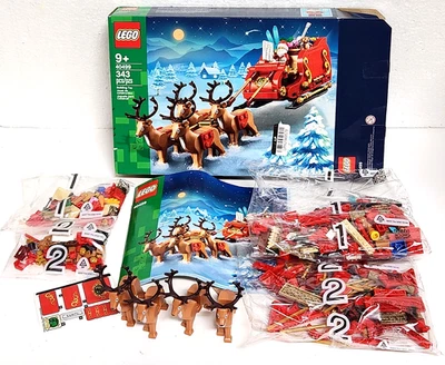 Lego Santa's Sleigh 40499 Christmas Building Set *Open Box Complete* - Image 1 of 4