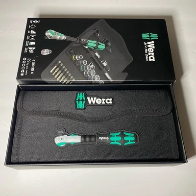 Juego de trinquete Wera 3/8 velocidades métrico 8100 SB6 29 piezas Foto 1 de 4