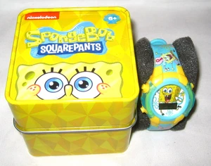 Accutime Nickelodeon Spongebob Schwammkopf Kinder LCD Uhr mit LED-Leuchten - NEU - Bild 1 von 4