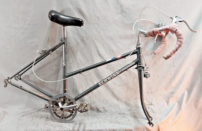 84' Schwinn World Sport Bike Frameset XSmall 49cm Lugged Steel StepThru Commuter - Image 1 of 4