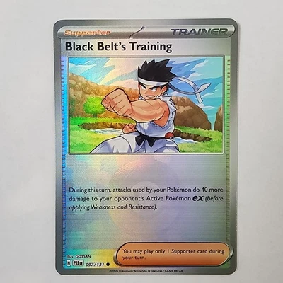 Black Belt's Training (Poke Ball Pattern) - 097/131 - Holo - NM - Pokemon - Image 1 of 2