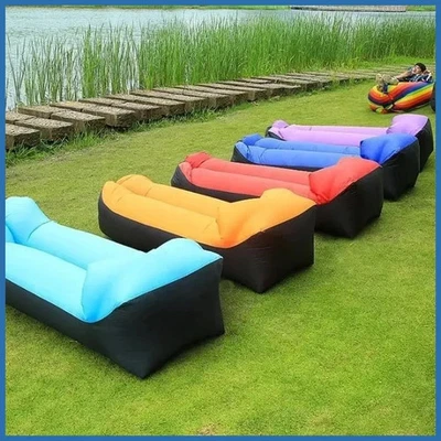 Outdoor Luftsofa Schnell aufblasbares Luftsofa hochwertige Matratze Strand - Bild 1 von 4