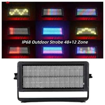 Outdoor IP68 DJ strobe 500W led Strobe Light RGB Wash  +W Stage flash lighting - Image 1 of 4