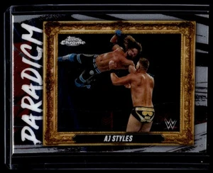 2025 Topps Chrome WWE #PAR-AJS AJ Styles Paradigm - Picture 1 of 2