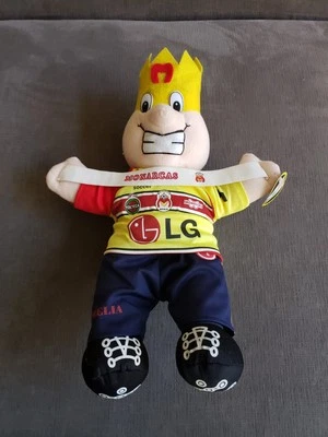 ОЧЕНЬ РЕДКАЯ!! Винтажная плюшевая мексиканская спортивная лига по футболу Monarcas Morelia Atlética 17 дюймов - Изображение 1 из 4