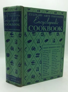 CULINARY ARTS INSTITUTE ENCYCLOPEDIC COOKBOOK - 1949 - illustrated - Imagen 1 de 6