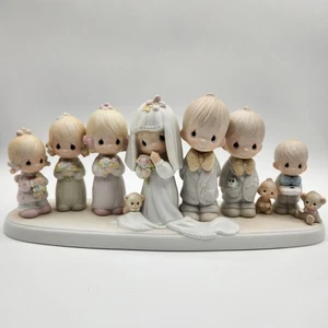 PRECIOUS MOMENTS 1983 This Is The Day Which The Lord Hath Made Wedding E2838  - Picture 1 of 15