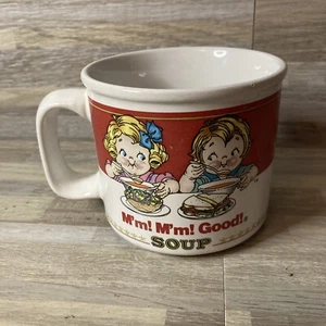 Vintage Campbell's Kids Soup Mug 1993 West Wood M'm! M'm! Good! Coffee Cup 14 oz - Picture 1 of 5