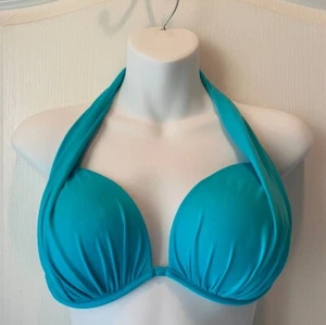 New Venus Turquoise Aqua Blue Marilyn Push Up Bikini Bra Top D 32DD 34D 36C - Picture 1 of 3