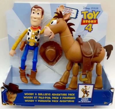 WOODY e BULLSEYE - Toy Story - Disney Pixar - 2018 Mattel GDB91 - Nuovo - Raro - Immagine 1 di 4
