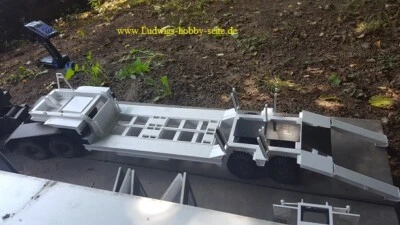 25to Tieflader Anhänger Bw RC LKW Truck 1:16   - Bild 1 von 4