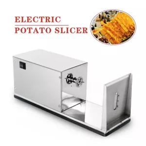 Affettatrice a spirale commerciale taglierina a spirale elettrica trister patate 110-240 V - Foto 1 di 12