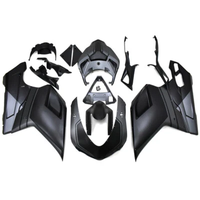 Matte Black Fairings Kit for Ducati 1098/848/1198 2007-2012 Injection Bodywork Foto 1 de 4