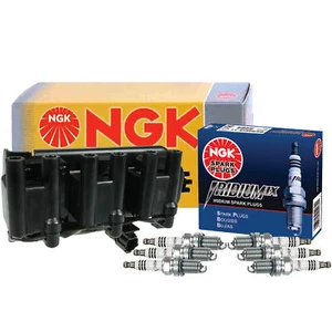 NGK DIS Ignition Coil 6 Iridium IX Spark Plugs Kit For Hyundai Kia 2.5 2.7 V6 - Picture 1 of 1