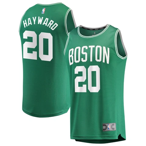 Boston Celtics #20 GORDON HAYWARD Jersey M L 4XL NWT Fanatics Green Cover
