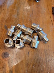  3/4 ZOLL PEX X 3/4 ZOLL AUSSENGEWINDE ADAPTER MESSING CRIMPFITTING BLEIFREI, 10er-Packung - Bild 1 von 4