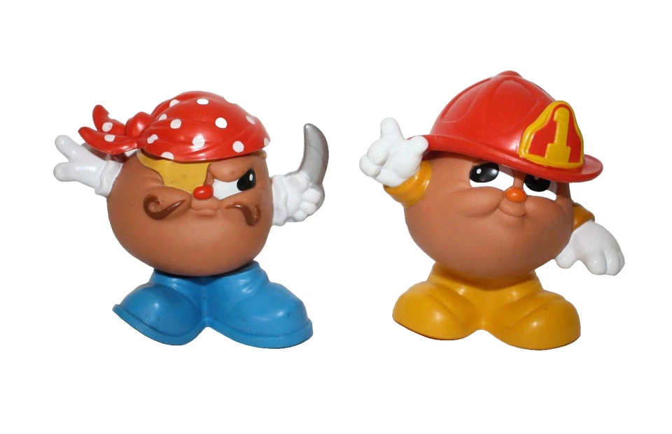 Винтажный Wendy's Mr. Картофельная голова детские пираты и пожарные лот из 2 детских игрушек для еды - Изображение 1 из 3