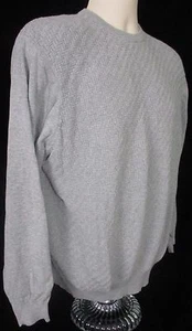 Men's Lyle and Scott Gray Sweater Size L 100% Combed Cotton Crewneck - Picture 1 of 3