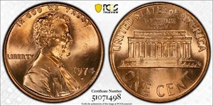 PCGS MS67 RD 1974-D Lincoln Memorial Cent Red - Picture 1 of 3
