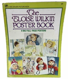 RARE! Vintage 1979 Eloise Wilkin Big Golden Picture Book - 8 Posters 15x20" Each - Picture 1 of 7