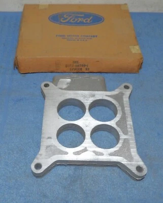 1973 1974 Ford LTD F350 Mercury Lincoln NOS 429 460 P/C 4V EGR CARBURETOR SPACER - Image 1 of 4