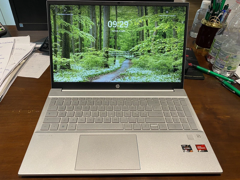 HP PAVILION 16”  15-eh1024nl AMD RYZEN 7 5700U NUOVO - Immagine 1 di 4