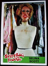 SPITTING IMAGE - Card #41 - "SELINA SCOTT" - TOPPS 1990