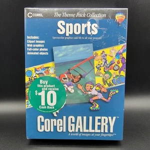 Corel Gallery Sports Theme Clip Art Windows 95/98 8,000 Images 500 Photos New - Picture 1 of 11