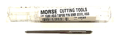 Morse #5/0 Taper Pin Reamer Straight Flute High Speed Steel USA Made • 17.76£