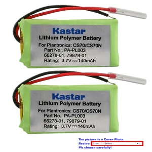 Kastar Headset Battery for CS70 CS70N Plantronics Avaya AWH75N AWH75N CS70 - Picture 1 of 6