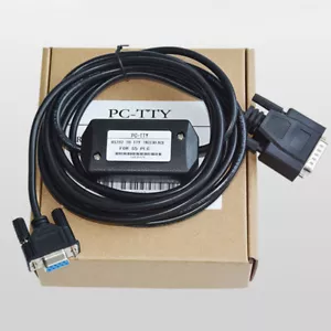 PC-TTY Programming Cable 6ES5734-1BD20 for Siemens S5, RS232 to TTY, DB9 to DB15 - Picture 1 of 7