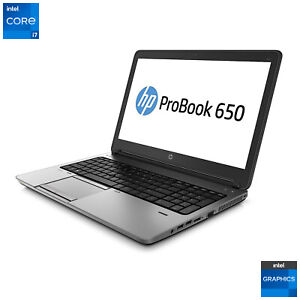 HP ProBook 650 G1 15.6" Laptop: Core i7, 8GB RAM, 256GB SSD, Warranty VAT