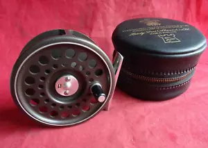 A SUPER CASED VINTAGE LIGHTLY USED HARDY THE PRINCE 7/8# TROUT FLY FISHING REEL - Picture 1 of 12
