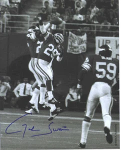 John Swain Minnesota Vikings Autographed 8x10 Photo # 2 COA bw Miami Hurricanes - Picture 1 of 1