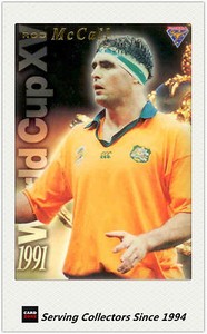 1995 Australia Rugby Union Trading Cards WORLD CUP XV WC4: Rod McCall