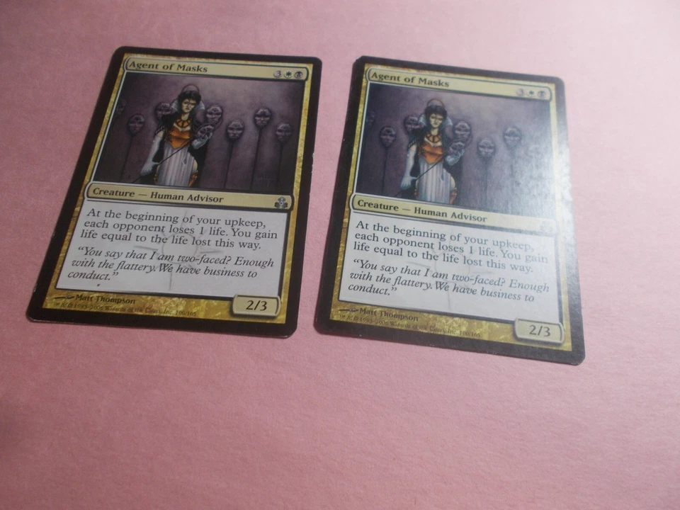 Agent of Masks x2 MTG Guildpact Multi-Color Uncommon Creature MP - Image 1 of 1
