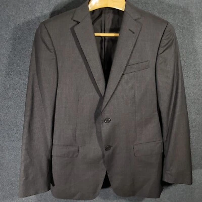 Z Zegna 西装夹克男式 40R 棕色西装外套双扣单排扣运动外套 — 第 1/4 张图片