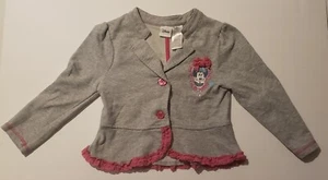 Disney Girl Sweater Grey with Pink Size 4T - Picture 1 of 5