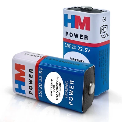 22.5V 15F20 Battery for U101 U201 412 U15 VS084 MN122Tube Radio Analog Voltmeter - Image 1 of 4