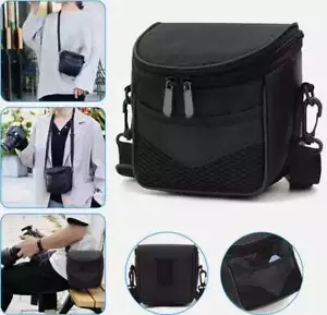 Borsa a tracolla piccola per fotocamera custodia protettiva cerniera regolabile per mirrorless - Foto 1 di 16