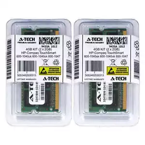 4GB KIT 2 x 2GB HP Compaq TouchSmart 600-1040uk 600-1047 PC3-8500 Ram Memory - Picture 1 of 1