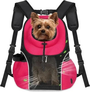 Pet Carrier Backpack With Ventilated Mesh Reflective Strip & Adjustable Straps P - Picture 1 of 5